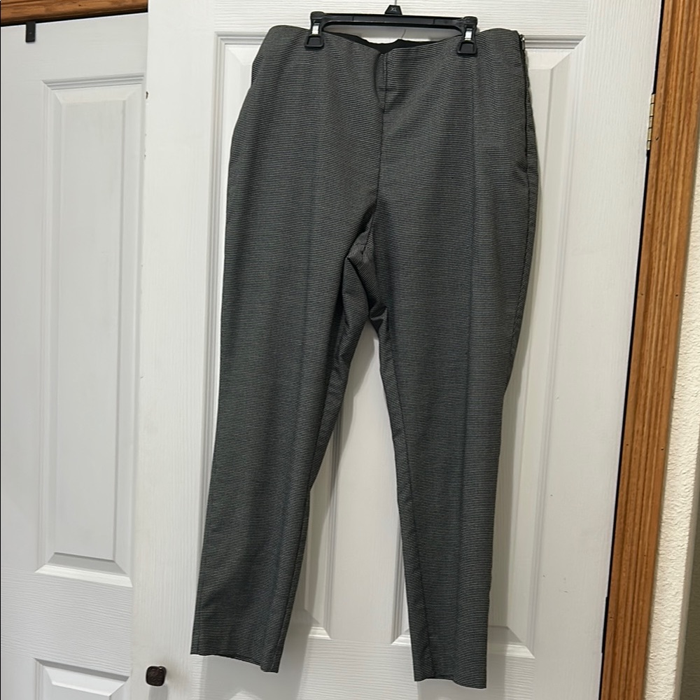 Nine West Black and White Skinny Pants